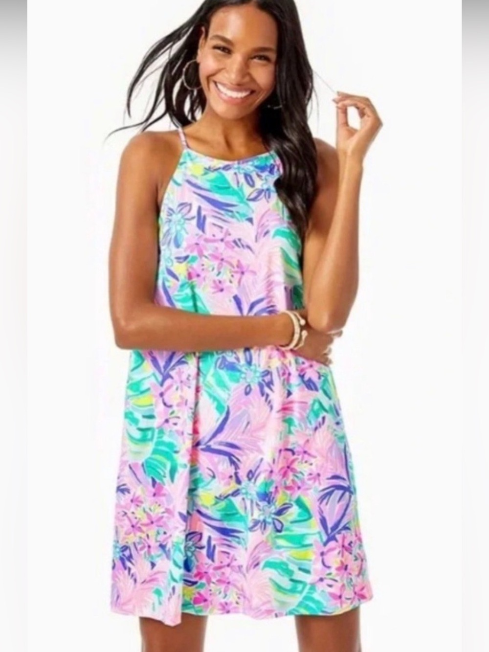 Lilly Pulitzer Margot Dress Multi It Was All A Dream Large
